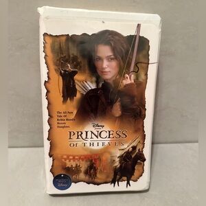 Princess Of Thieves Disney VHS Keira Knightley Malcolm McDowell PREOWNED